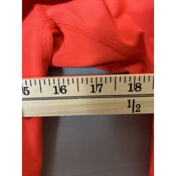 Nike Running Women’s Half Zip Pull Over Track Jacket Dri Fit Orange XS SHIRT - Picture 3 of 5